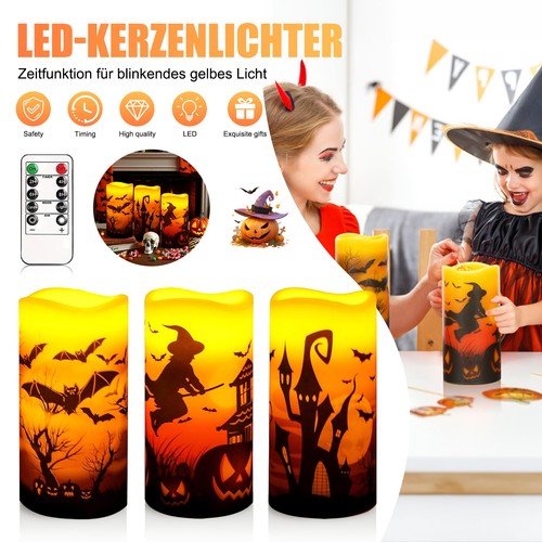 Stück halloween led kerzen - led,