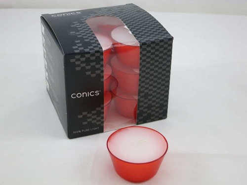 Teelicht conics orange - teelicht, conics®orange