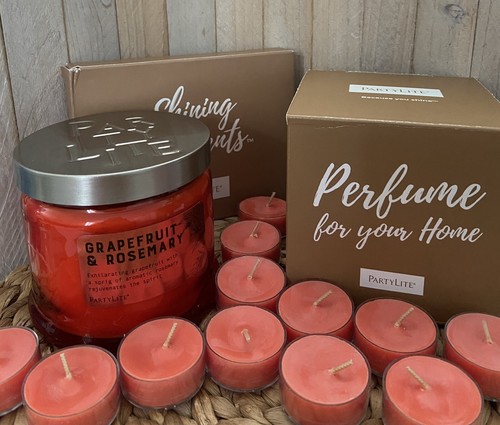 Partylite grapefruit rosemary - partylite, grapefruit&rosemary