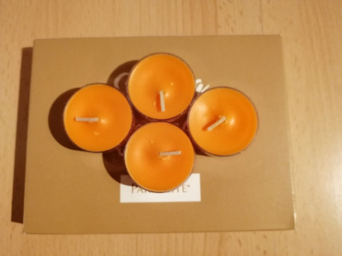 Partylite teelichter papaya - partylite, "papaya