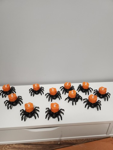 Halloween spinnen teelichter - halloween, spinnen-teelichter