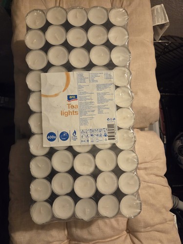 Aro 400 teelichter - weiß, 4