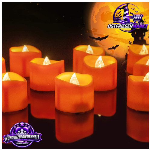 Teelichter 12er set flackernd - teelichter,