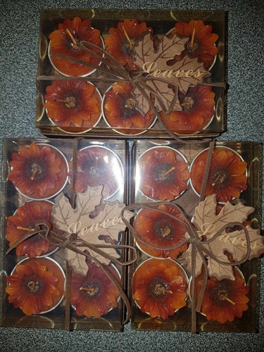 Teelichter herbst blume - 18,