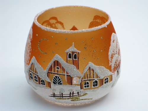Weihnachtlicher teelichthalter - weihnachtlicher,