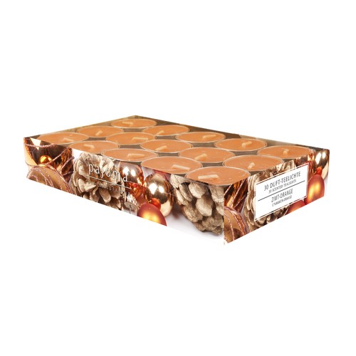 Pajoma teelichte zimt orange - teelichte, zimt-orange