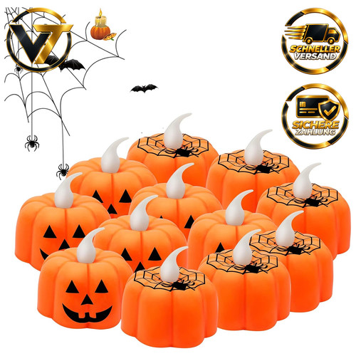 Halloween teelichter stück - halloween, 12
