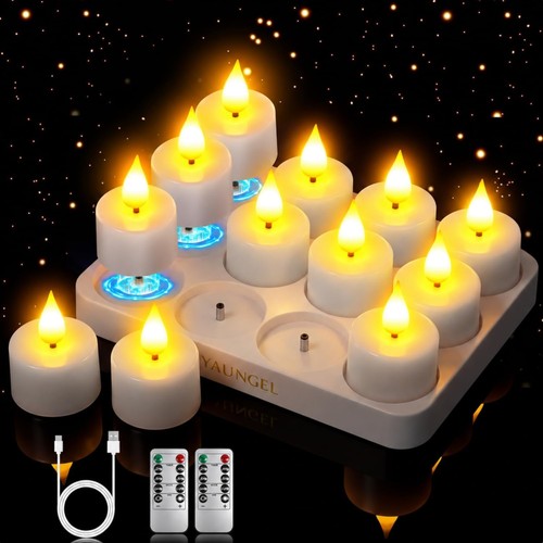 Led teelichter wiederaufladbar - teelichter,