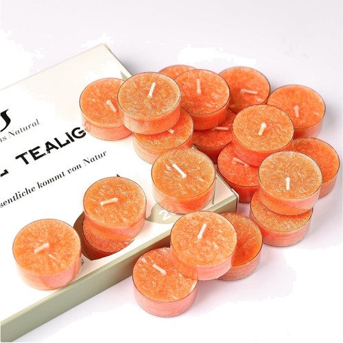 Duftteelichter orange - orange, 20