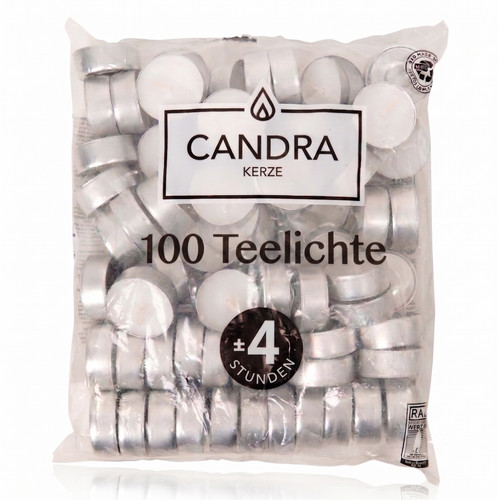 Teelichter 100 stück weiß - teelichter,