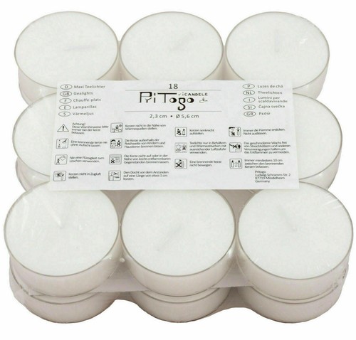 Pritogo teelichter maxi xxl - teelichter,